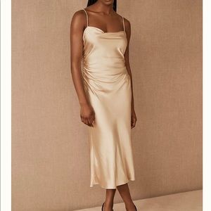 Elegant satin midi dress BRAND NEW